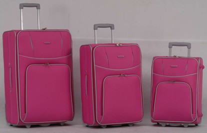 luggage bag pink
