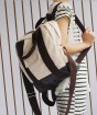 Leather New design White backpack