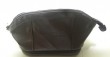 Brown  pu cosmetic bag