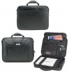 Hot sale Fashion Black Leather laptop bag
