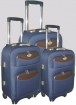 Fashion Blue Polyster EVA Luggage bag