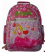 Pink Canvas School Backpack